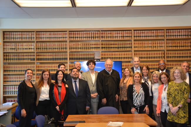 Judge Dorfman Meet with Delegation from Argentina